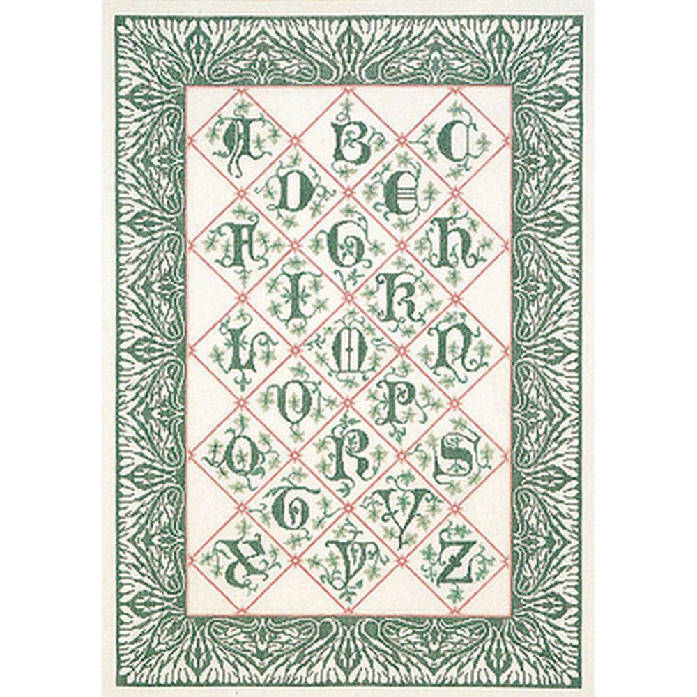 Thea Gouverneur 2050  kit point croix  Alphabet bordée