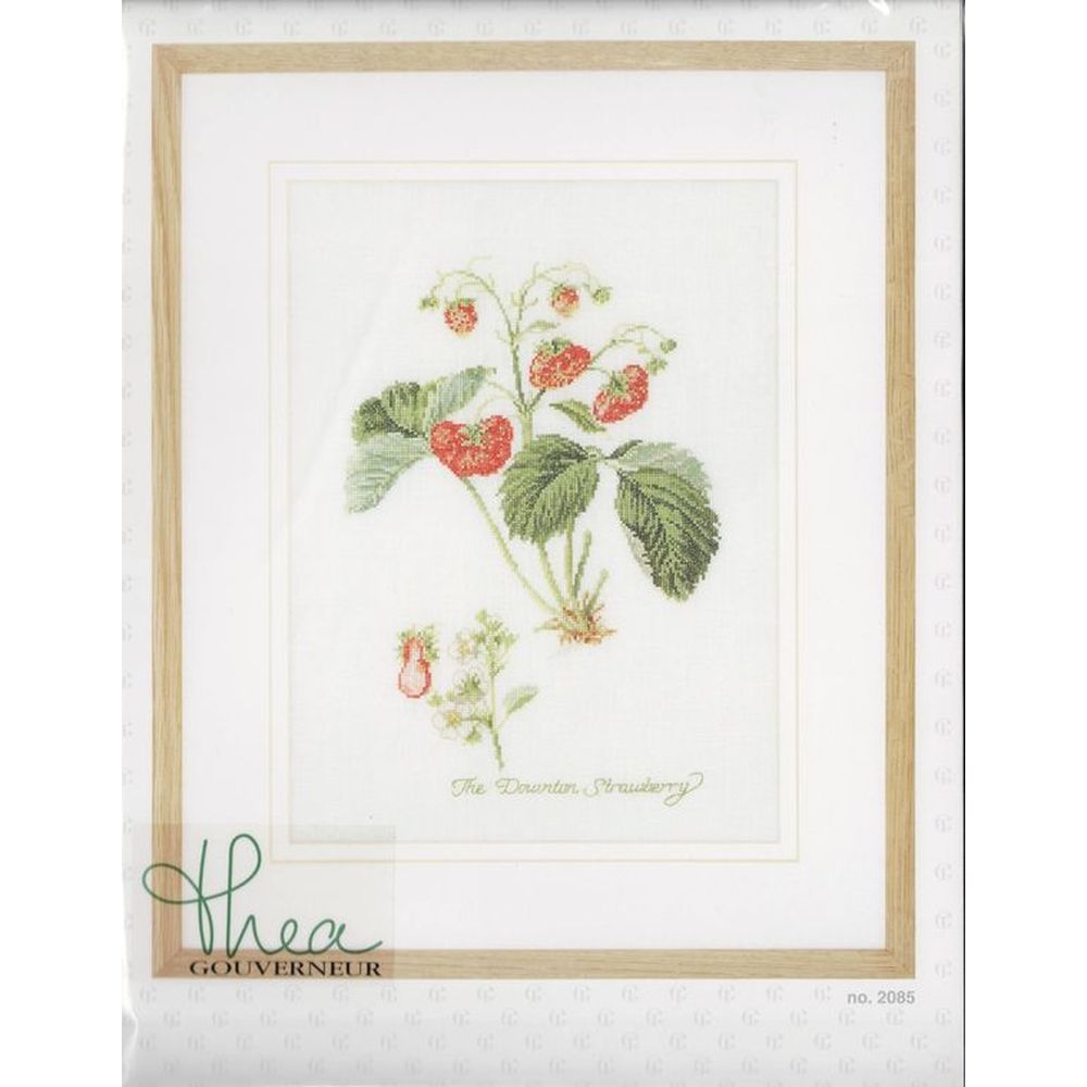 Thea Gouverneur 2085  kit point croix  Fraise  1