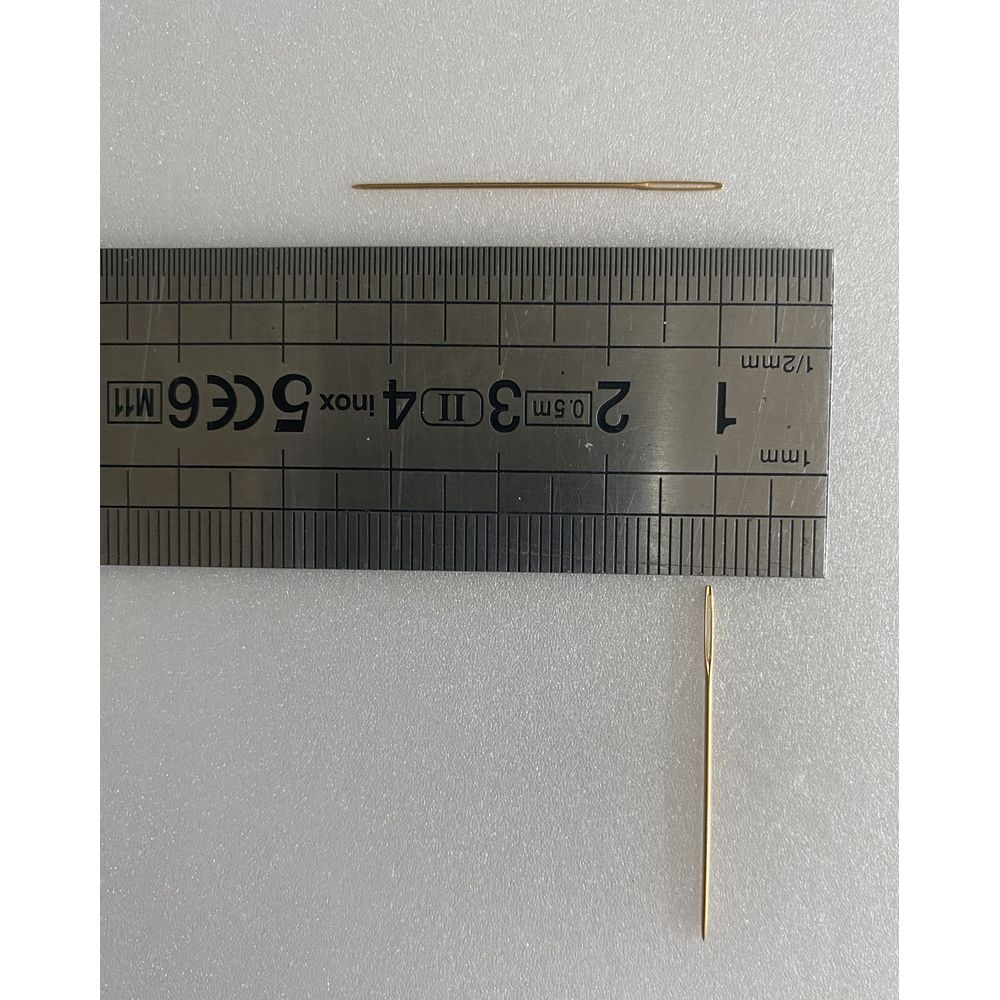 Permin, Aiguilles N°26 dorées pour la broderie  2