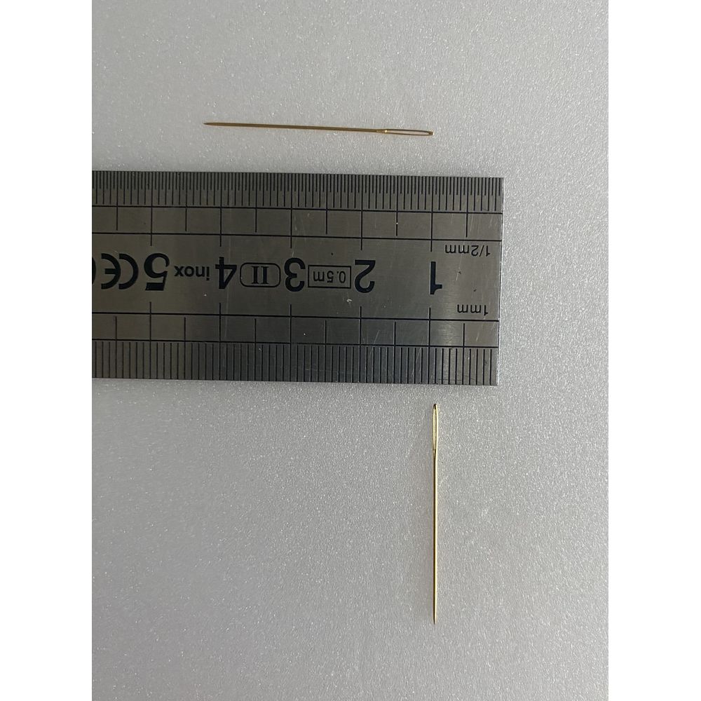 Permin, Aiguilles N°28 dorées pour la broderie  3