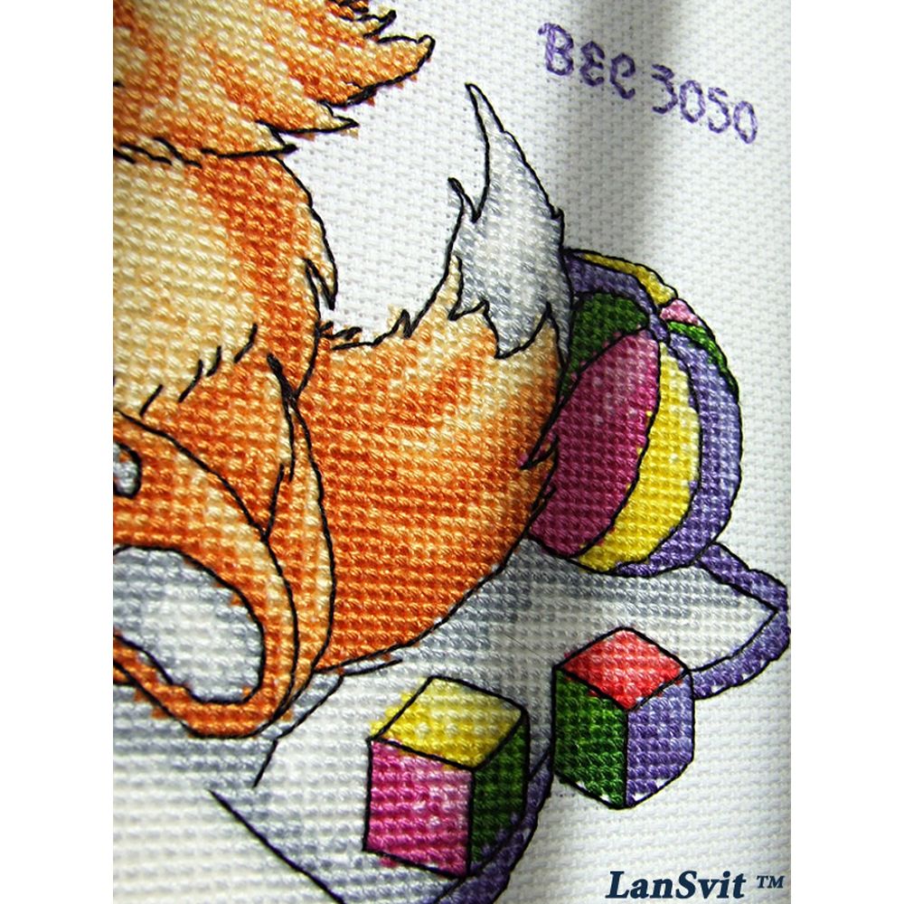 LanSvit D022  kit point de croix compté  Fripouille  2