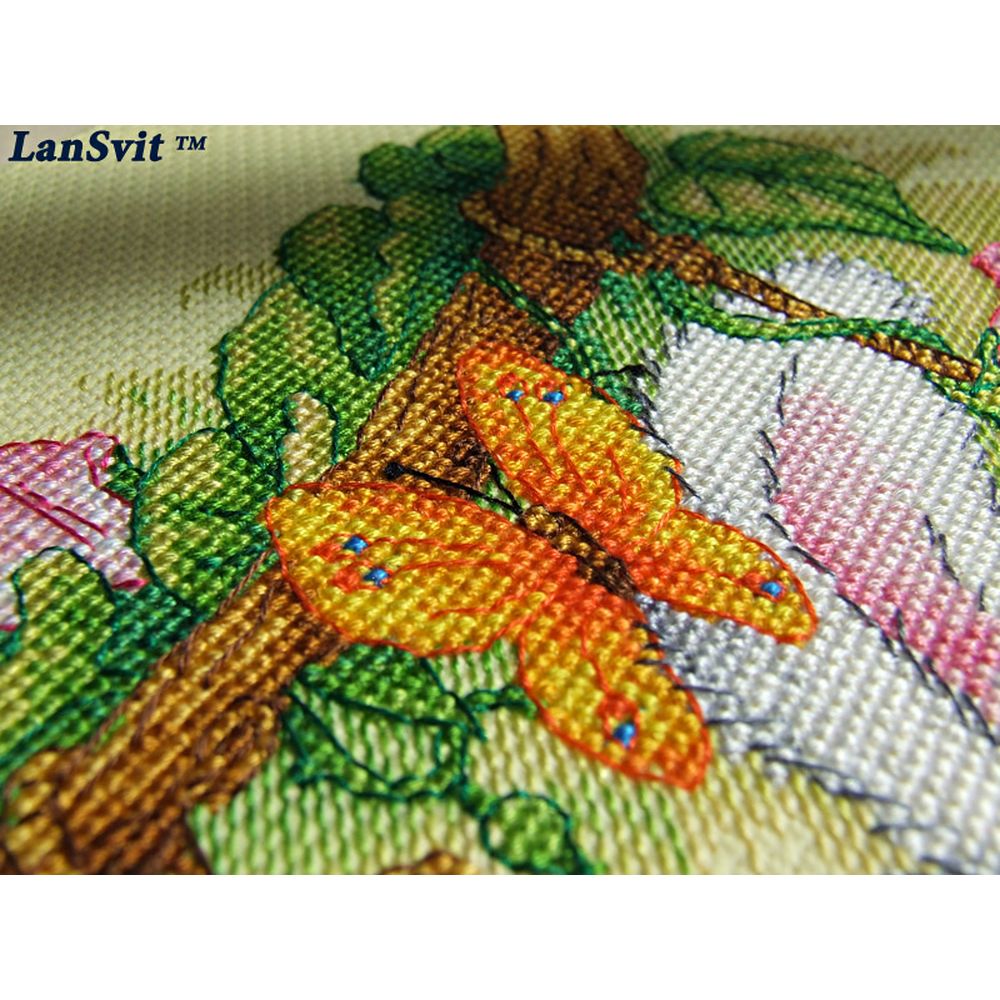 LanSvit D007  kit point de croix compté  Sunny Bunny  3