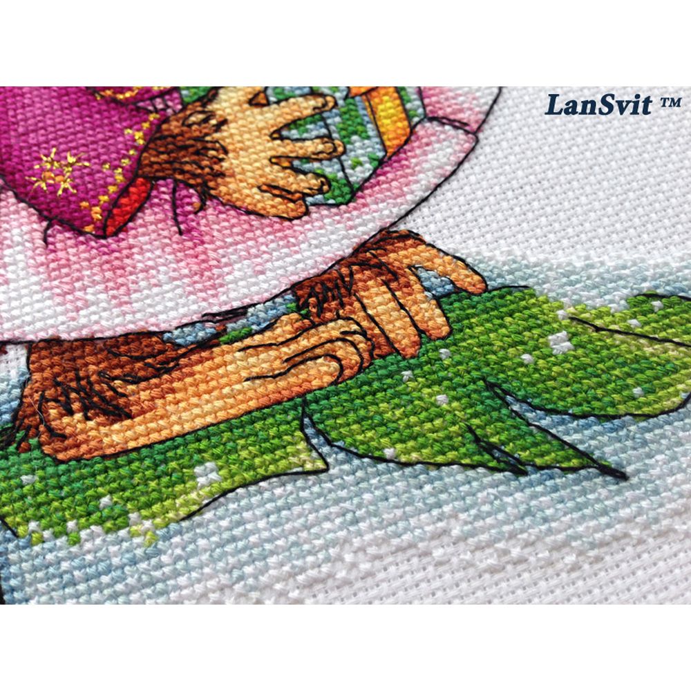 LanSvit D053  kit point de croix compté  Beauté de Noël  5