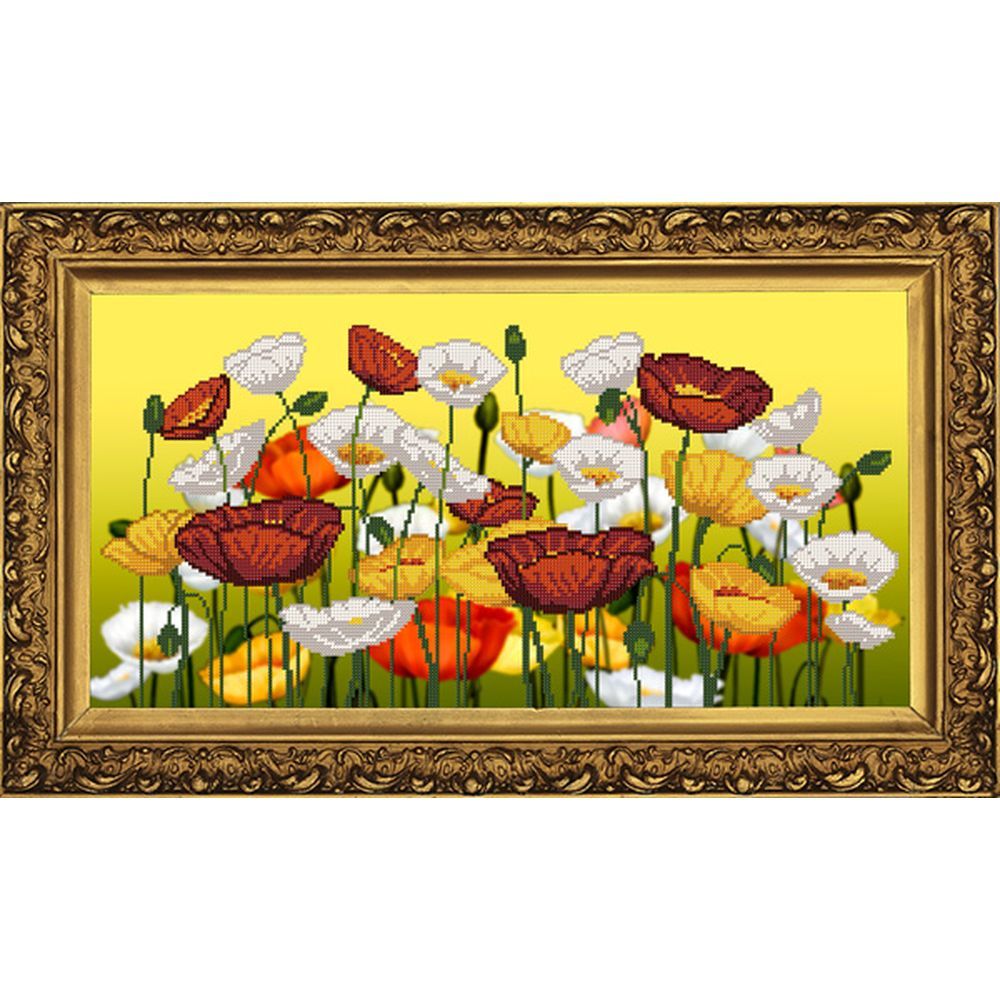 Nova sloboda HC3046  Kit de Broderie perles  Coquelicots  5