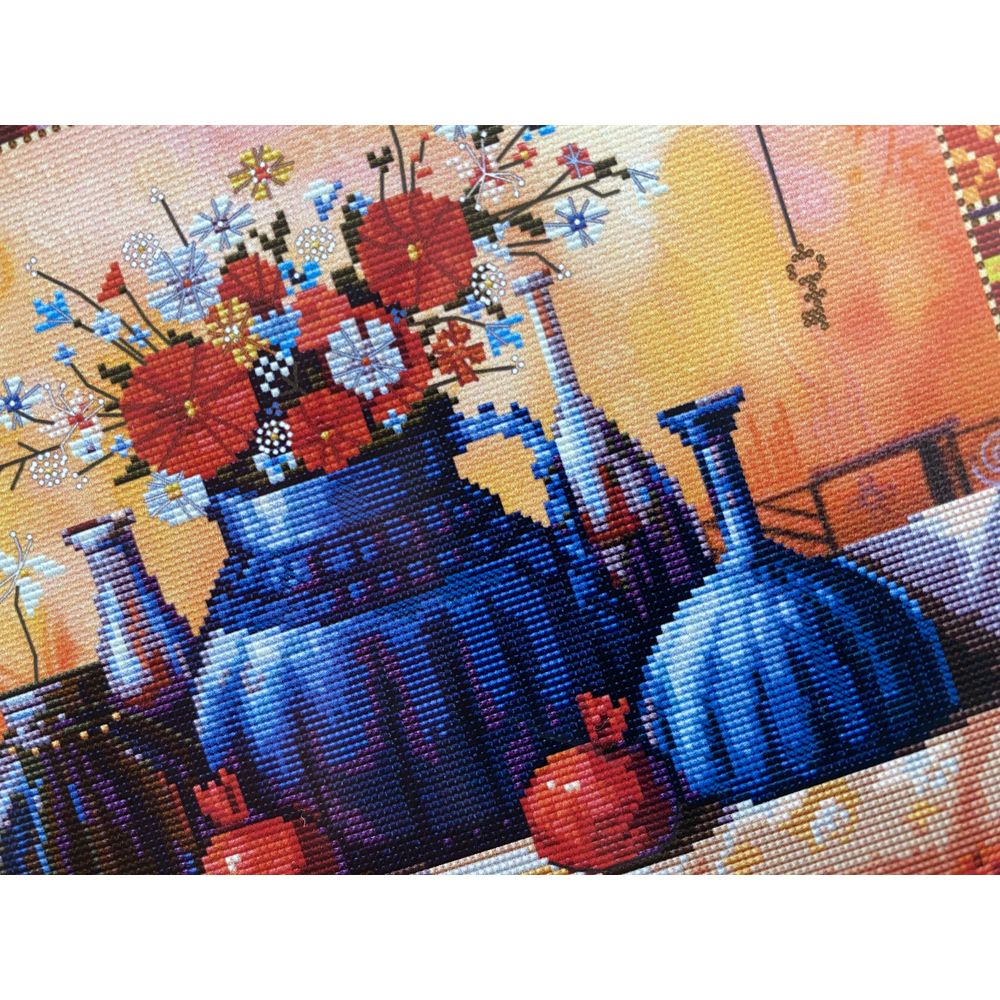 Nova Sloboda HHD3008  kit point de croix avec perles  Nature morte  3