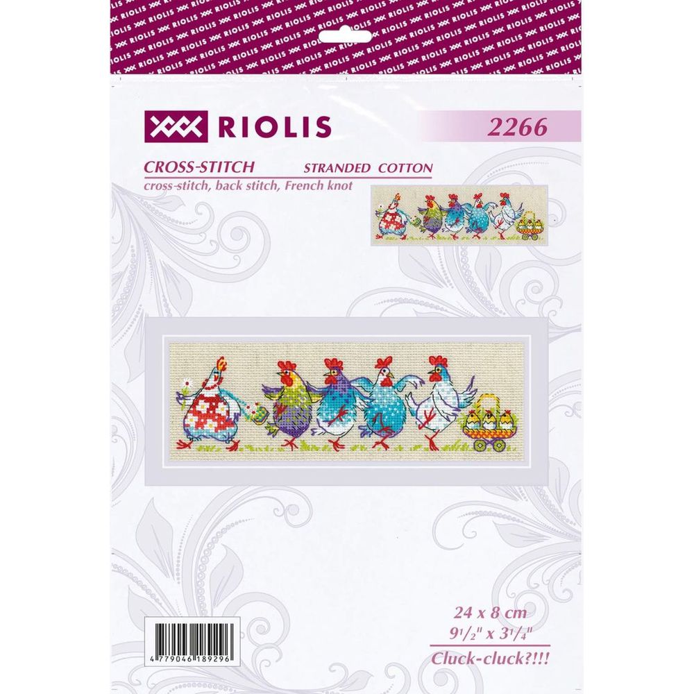Riolis 2266  kit point croix  Gloussement  2