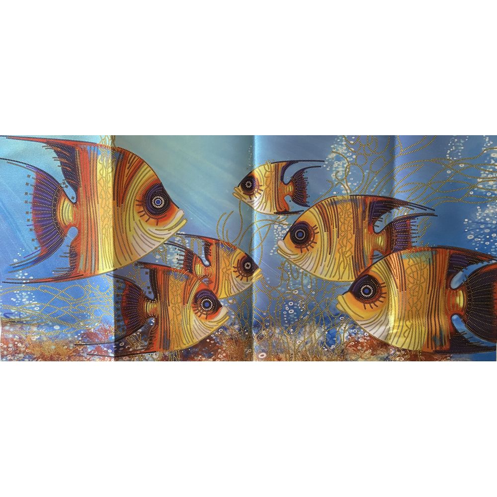 Nova Sloboda DK6017  kit de broderie avec perles  Poissons 3