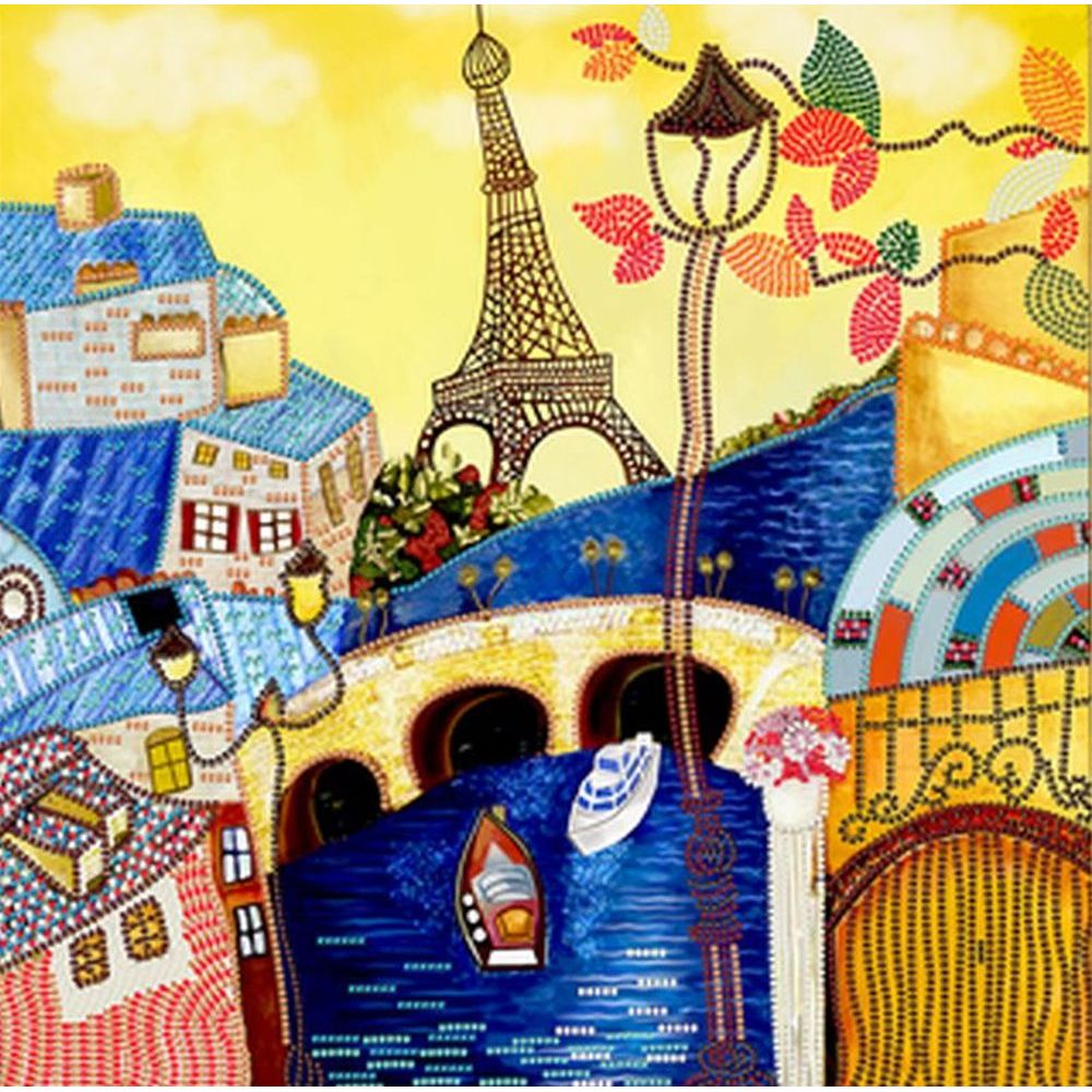 Nova Sloboda HK2075  kit de broderie avec perles  Paris
