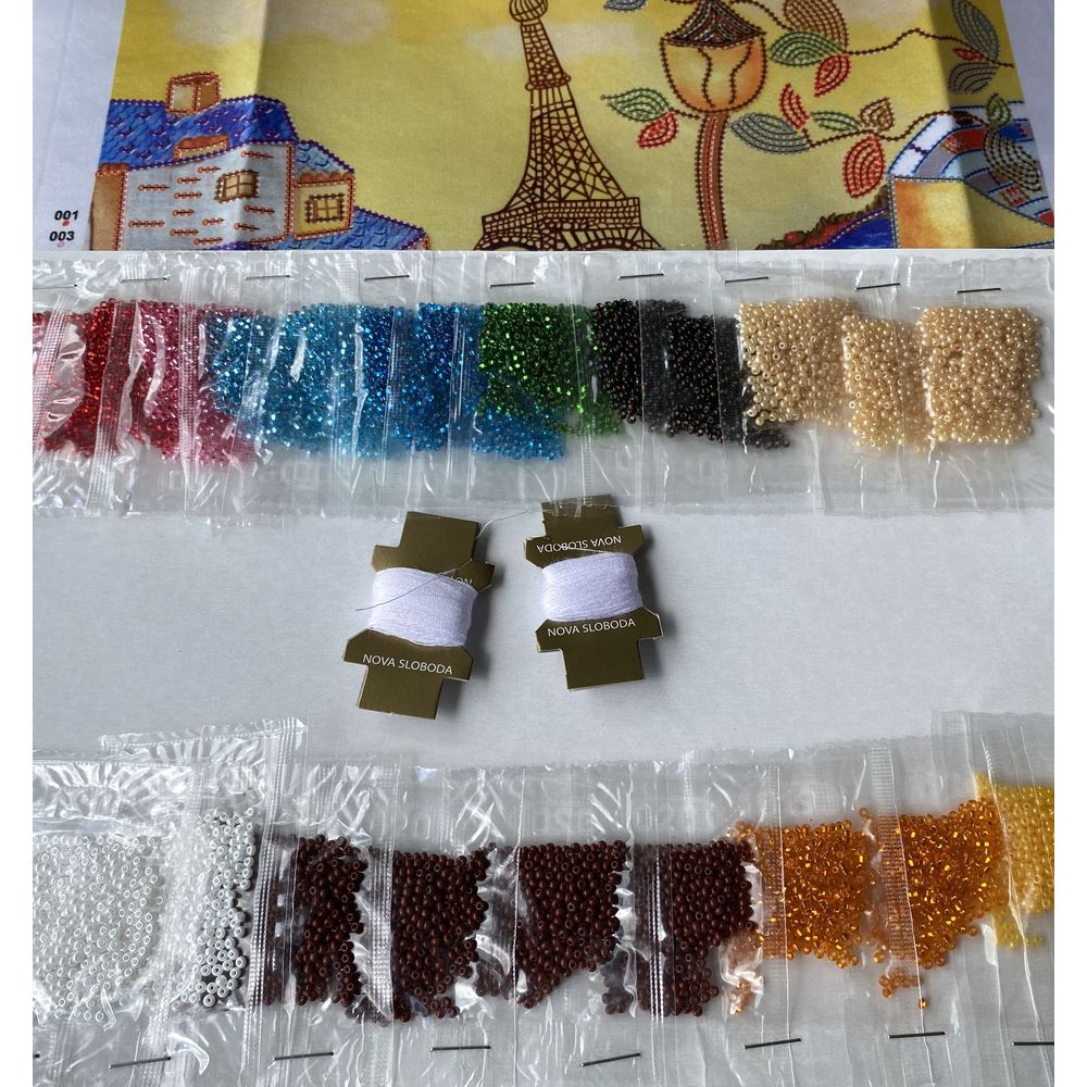 Nova Sloboda HK2075  kit de broderie avec perles  Paris  4