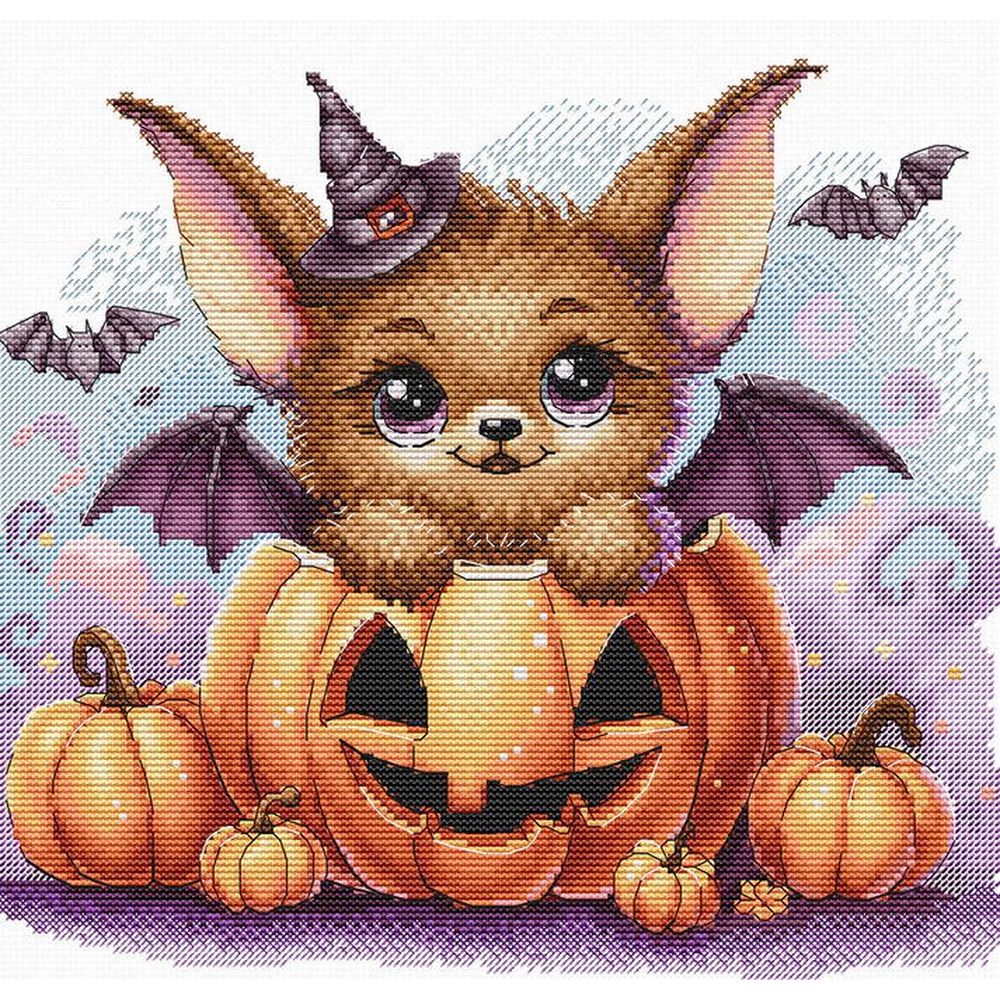 Ava P061  kit point croix  Halloween
