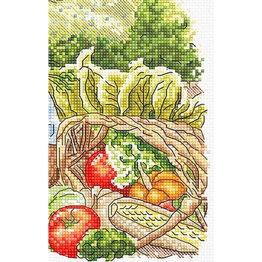 Letistitch 8088  kit point croix  Récolte dété  2