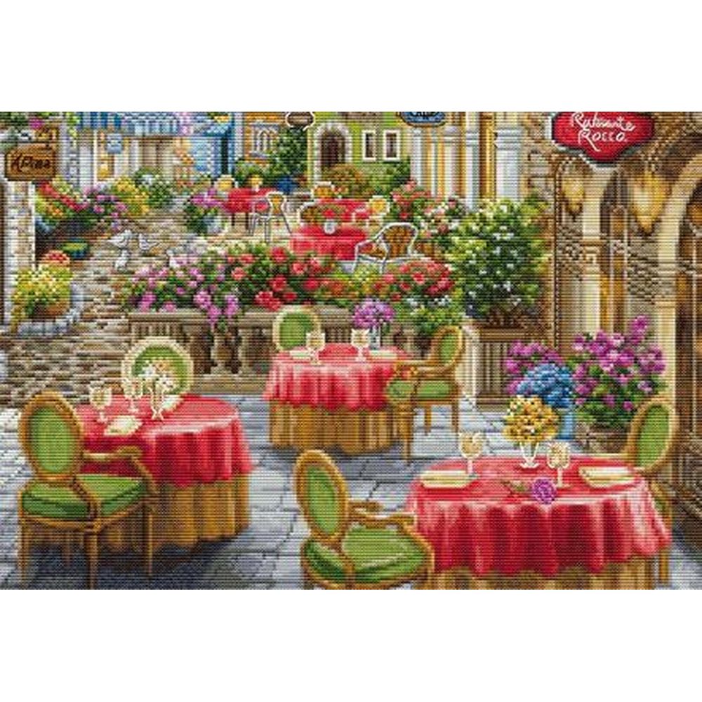 Luca-S BU5080  kit point croix  Cafés Fiori  3