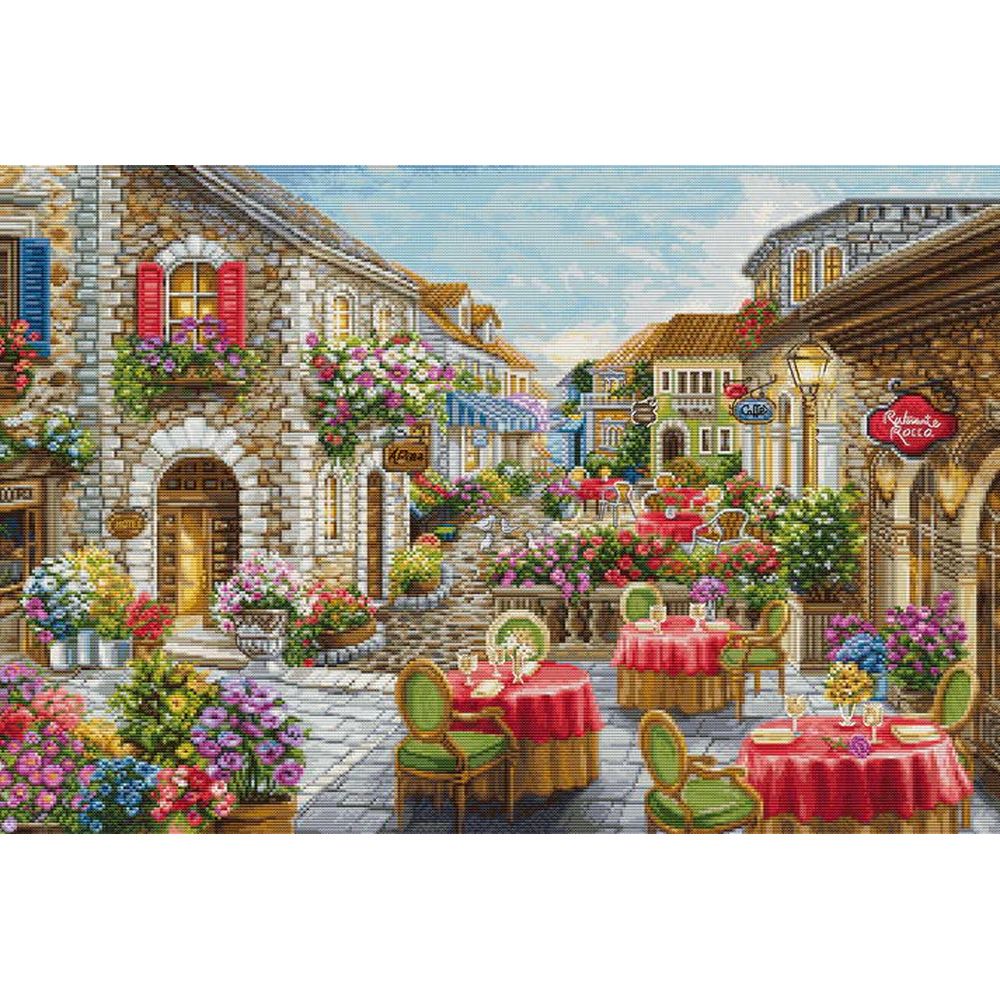 Luca-S BU5080  kit point croix  Cafés Fiori