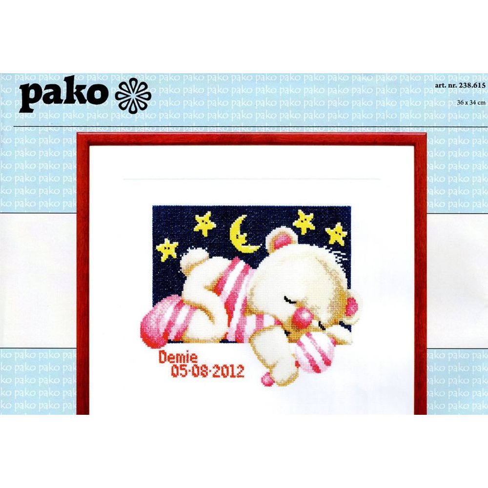Pako 238.615  kit point croix  tableau de naissance  1