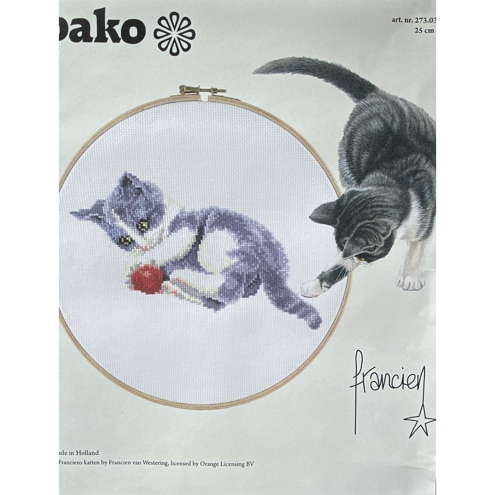 Pako 273.037  kit point croix  Chat  1