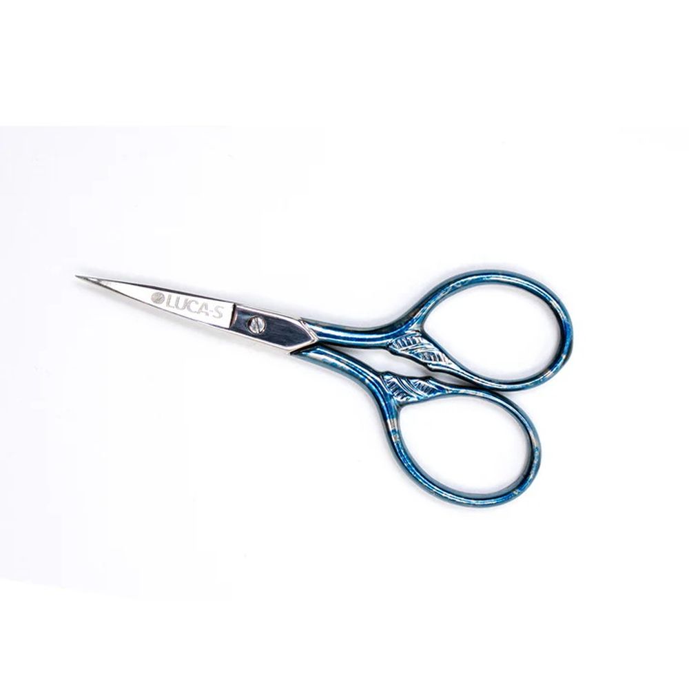 Luca-S  Ciseaux de broderie  Bleu  89207 L
