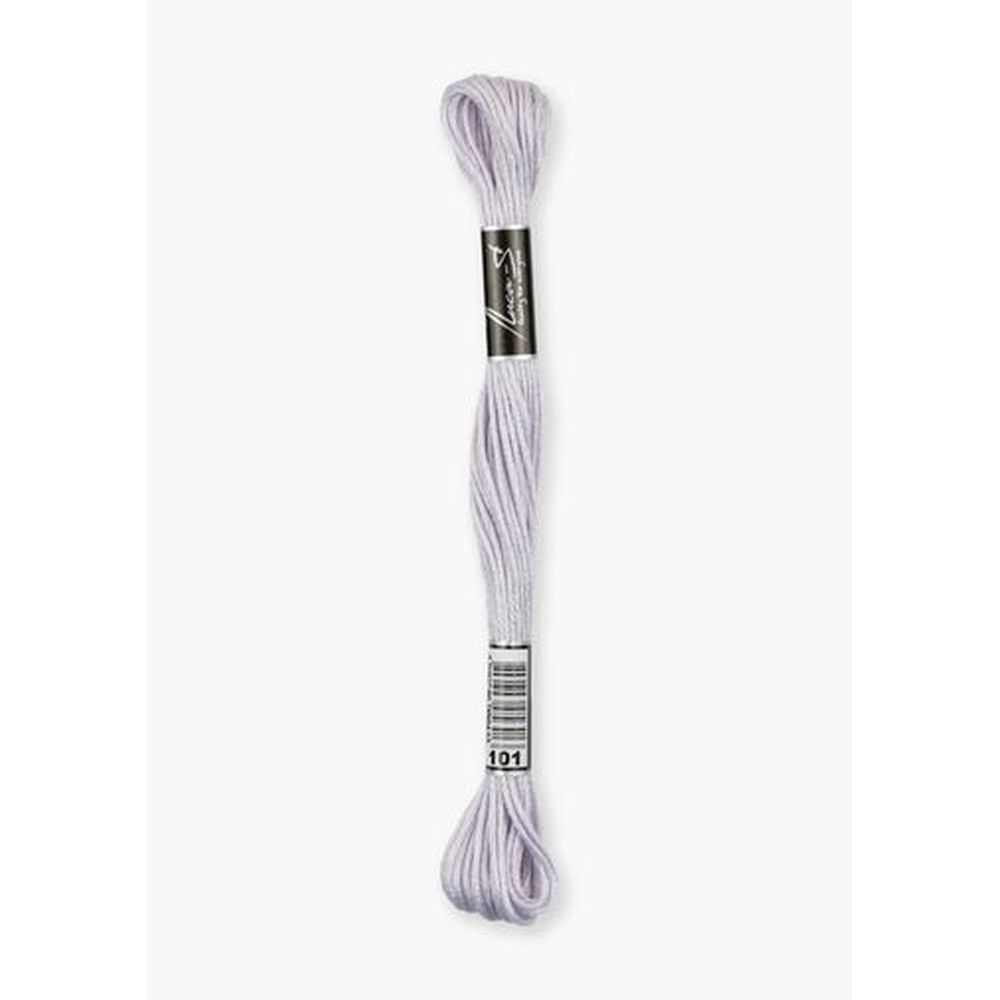 Fil à broder  coton mouliné  couleur 101  Luca-S  1