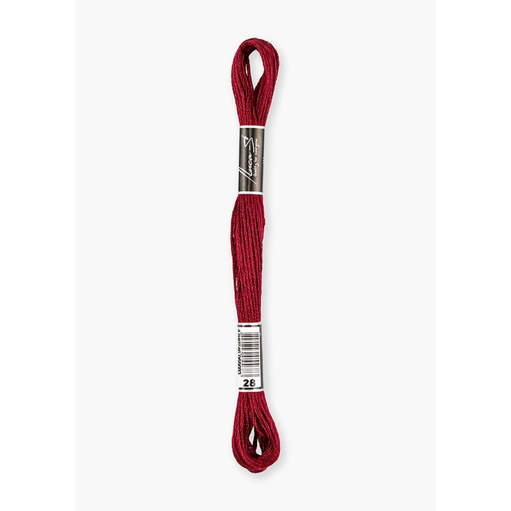 Fil à broder  coton mouliné  couleur 28  Luca-S  1