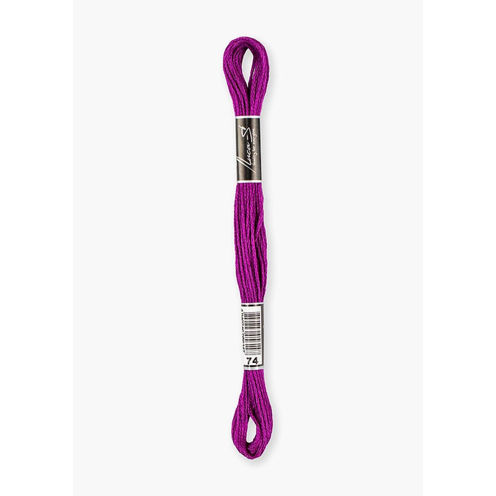 Fil à broder  coton mouliné  couleur 74  Luca-S  1