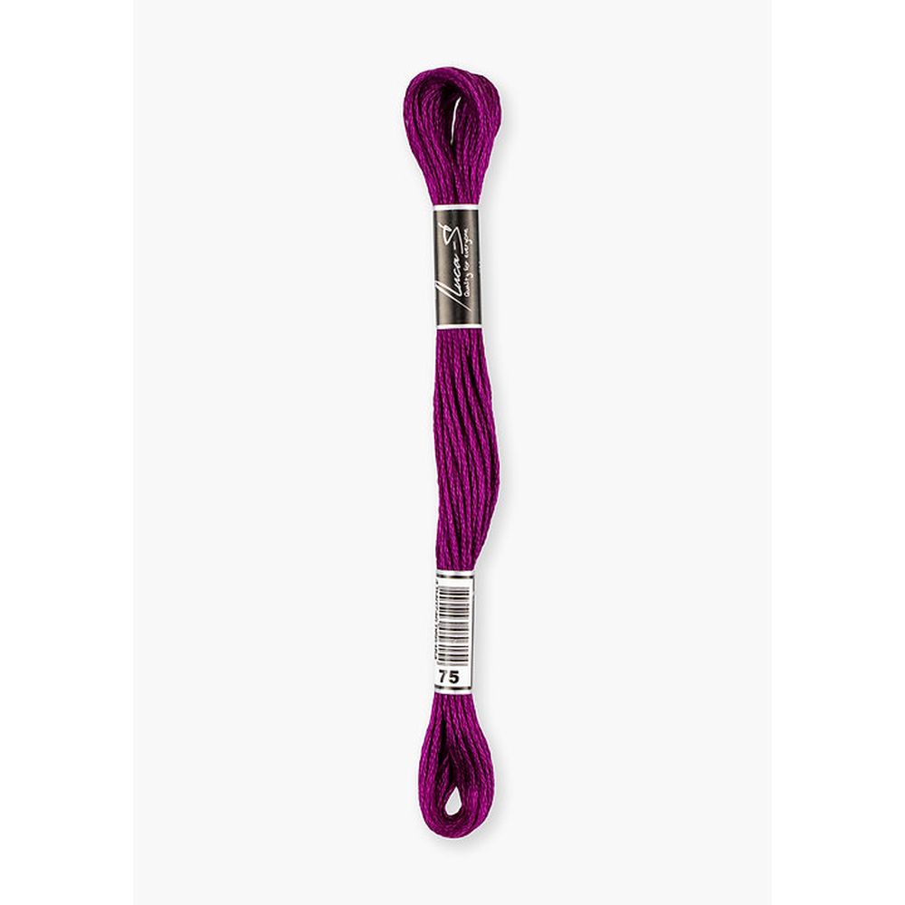 Fil à broder  coton mouliné  couleur 75  Luca-S  1