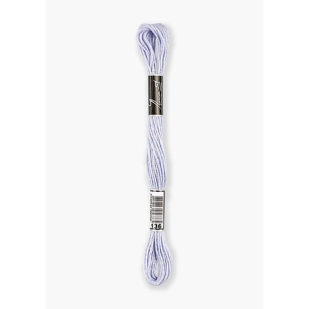 Fil à broder  coton mouliné  couleur 136  Luca-S  1
