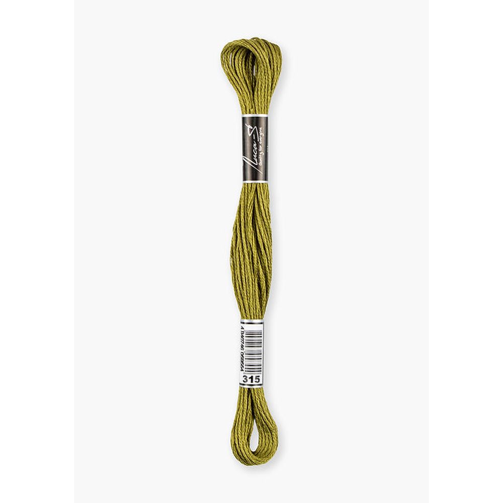Fil à broder  coton mouliné  couleur 315  Luca-S  1