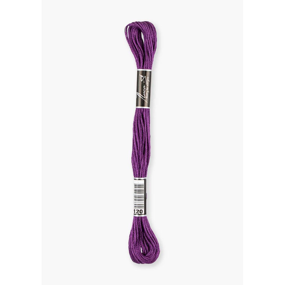 Fil à broder  coton mouliné  couleur 120  Luca-S  1