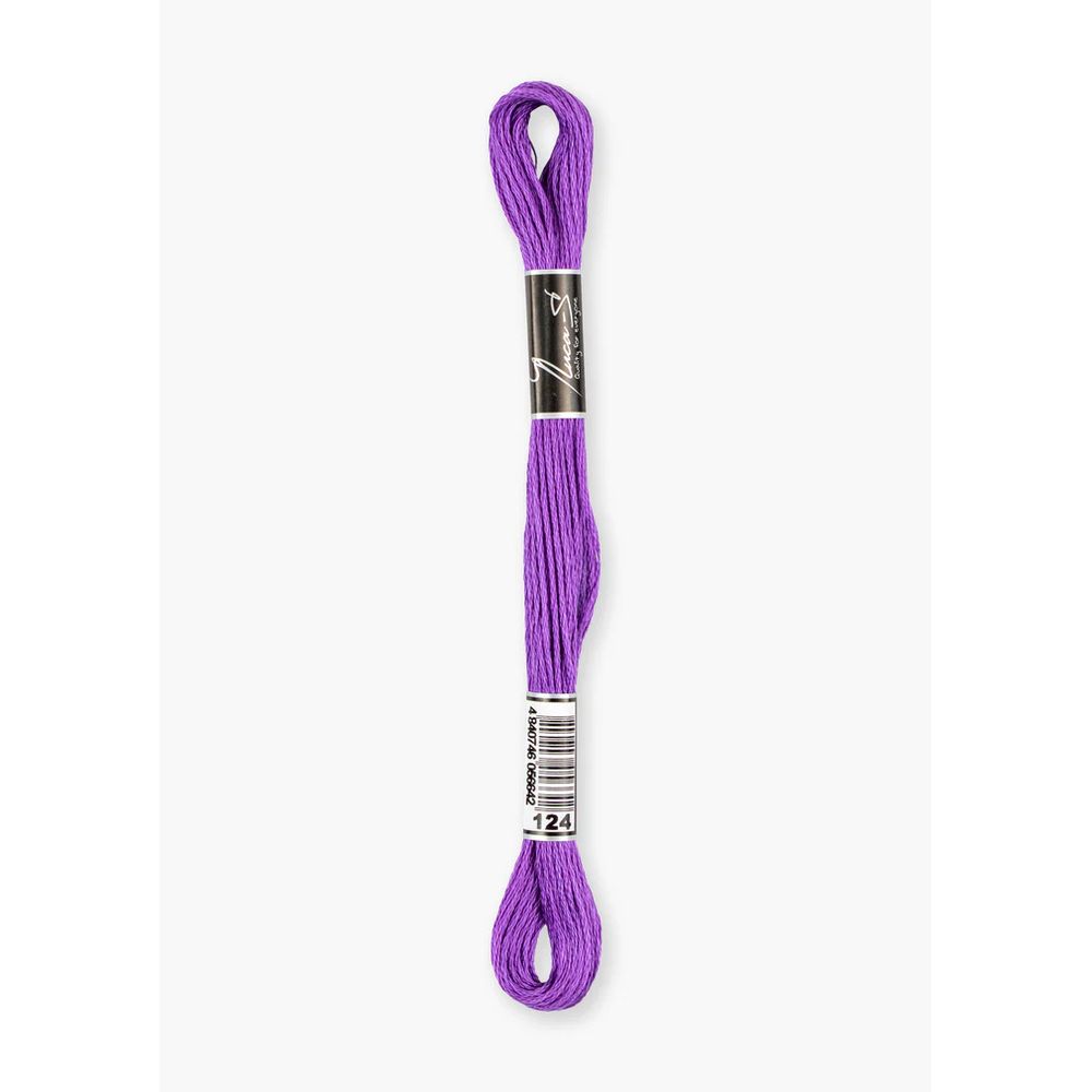 Fil à broder  coton mouliné  couleur 124  Luca-S  1