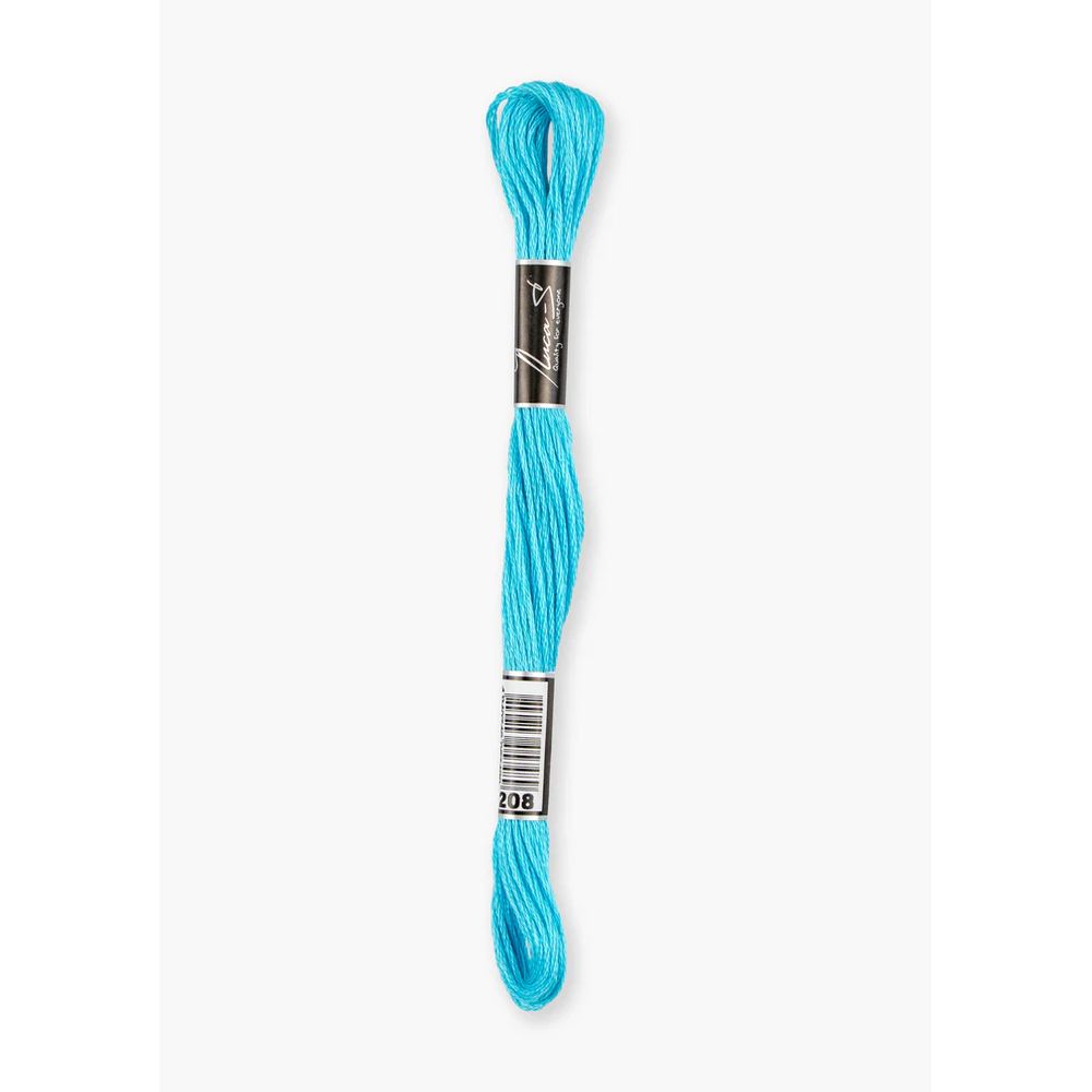 Fil à broder  coton mouliné  couleur 208  Luca-S  1