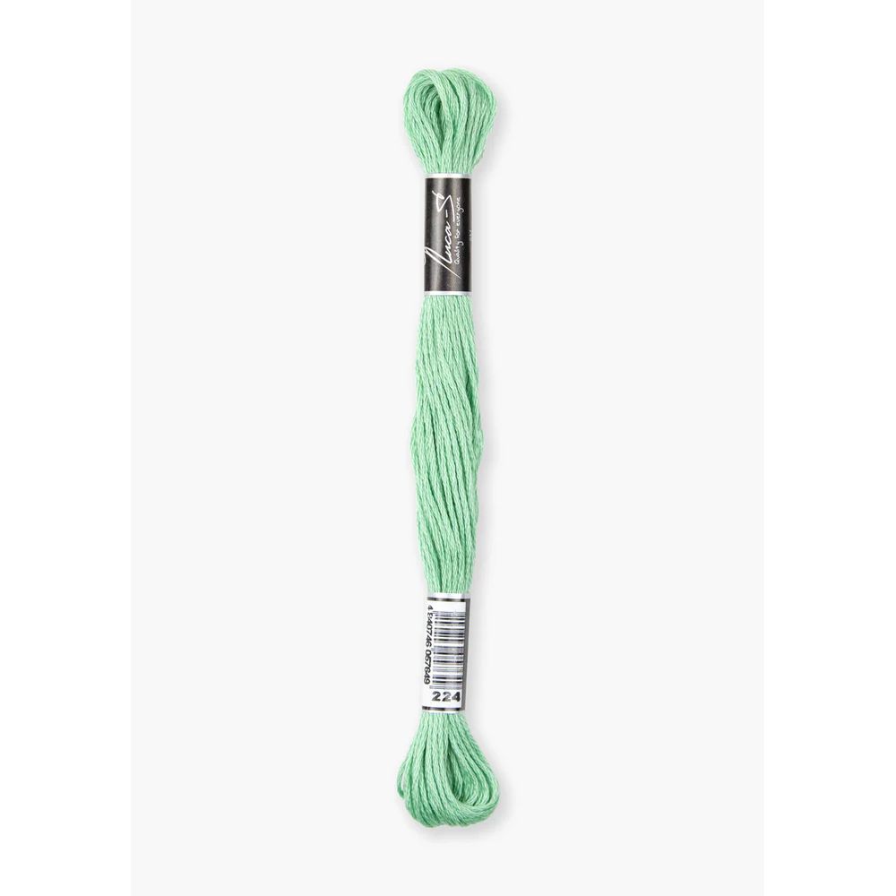 Fil à broder  coton mouliné  couleur 224  Luca-S  1