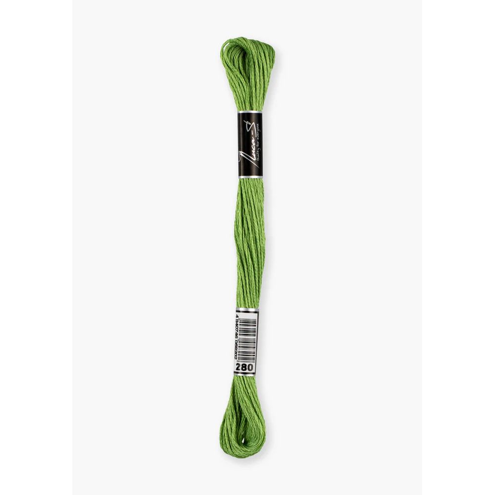 Fil à broder  coton mouliné  couleur 280  Luca-S  1