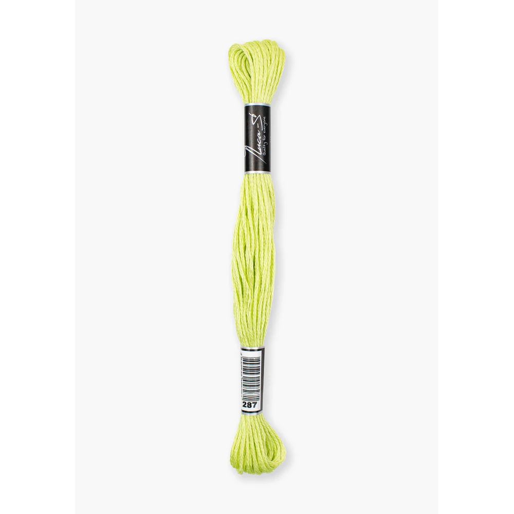 Fil à broder  coton mouliné  couleur 287  Luca-S  1