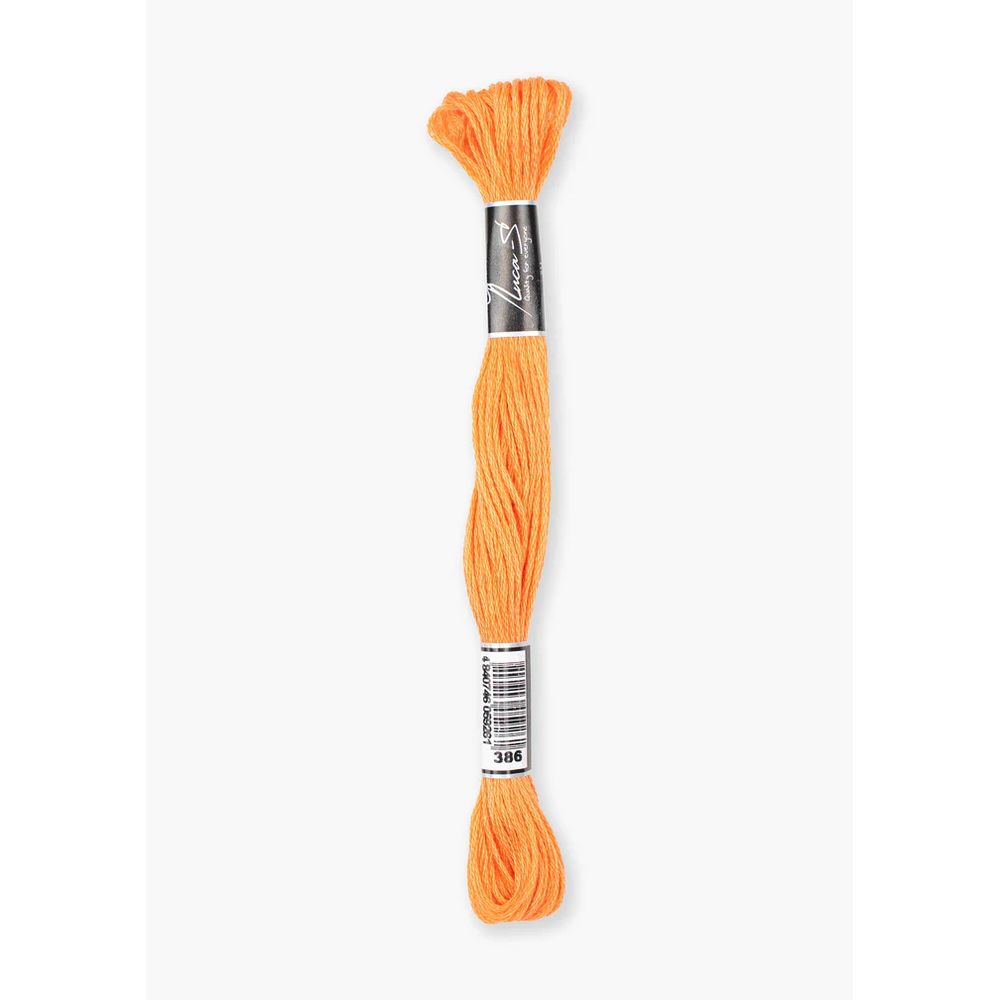 Fil à broder  coton mouliné  couleur 386  Luca-S  1