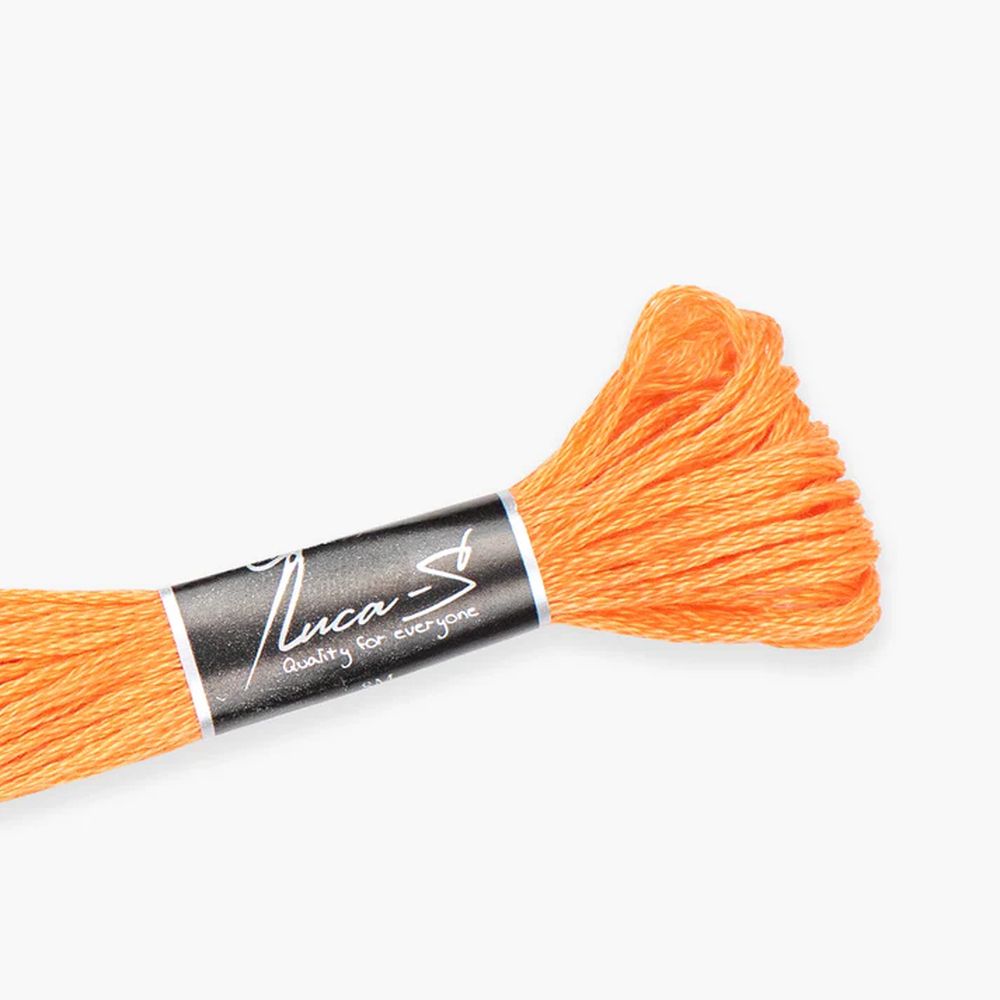 Fil à broder  coton mouliné  couleur 386  Luca-S