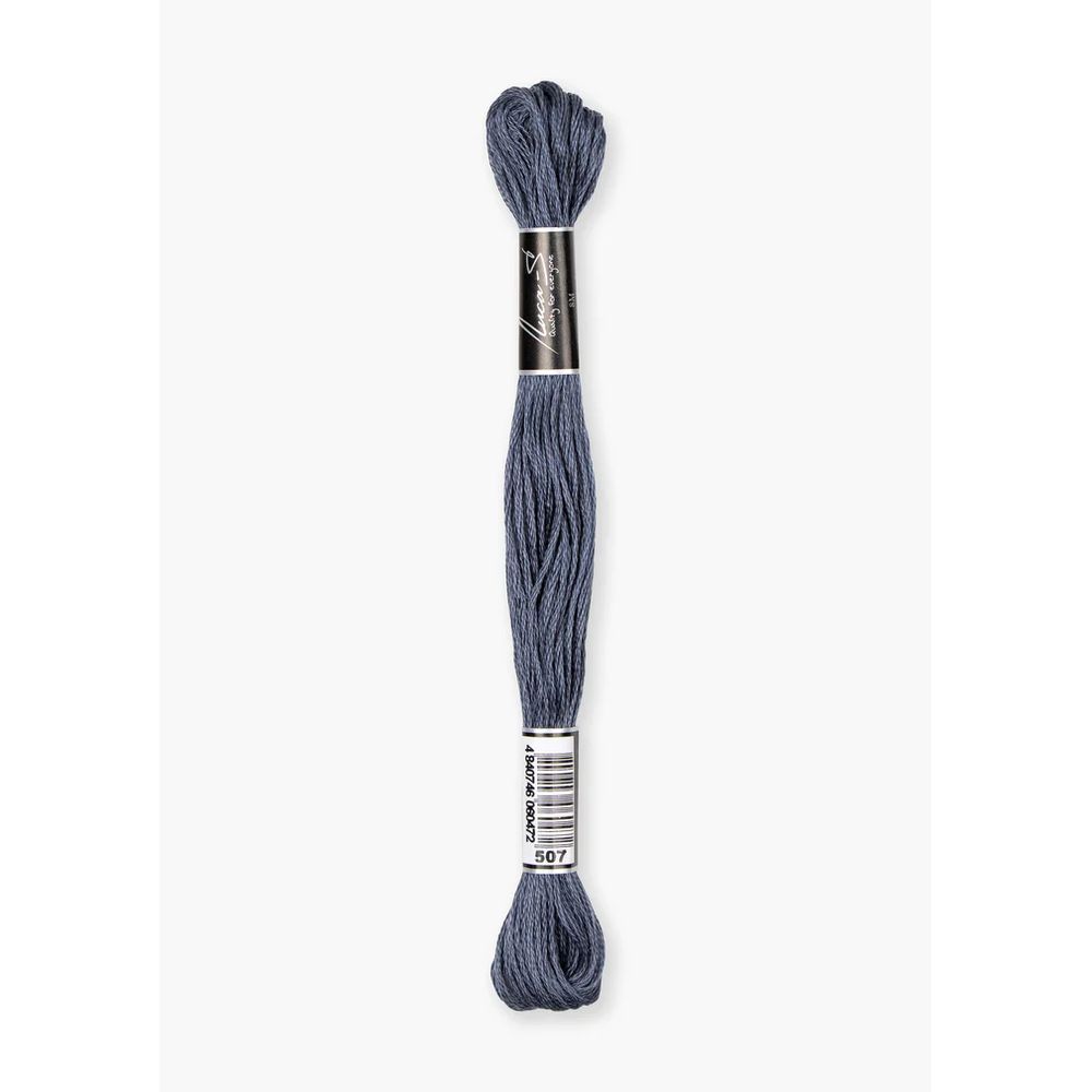 Fil à broder  coton mouliné  couleur 507  Luca-S  1