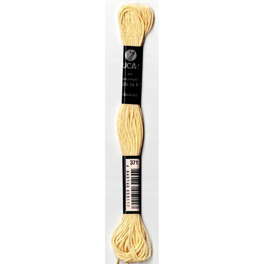 Fil à broder  coton mouliné  couleur 371  Luca-S  1