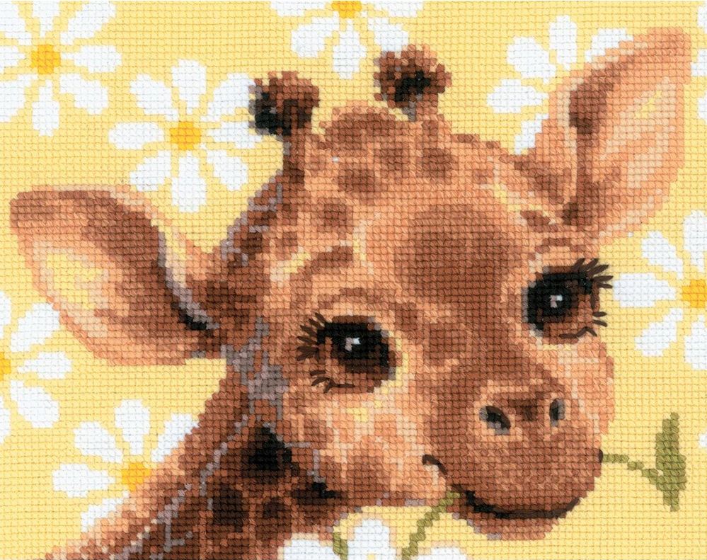 Riolis 2318  kit point croix  Girafe  3