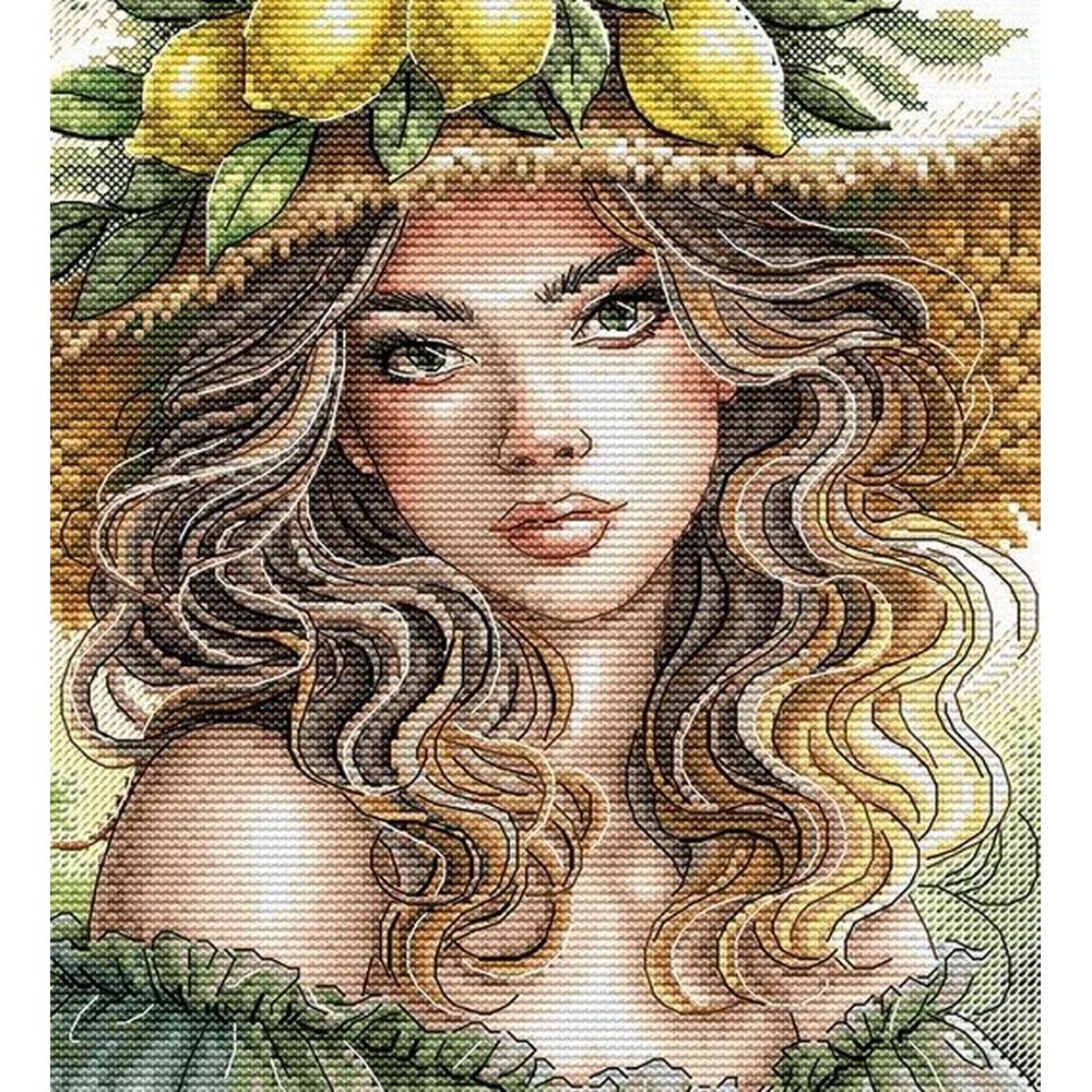 Ava P043  kit point croix  La fille des citrons  1