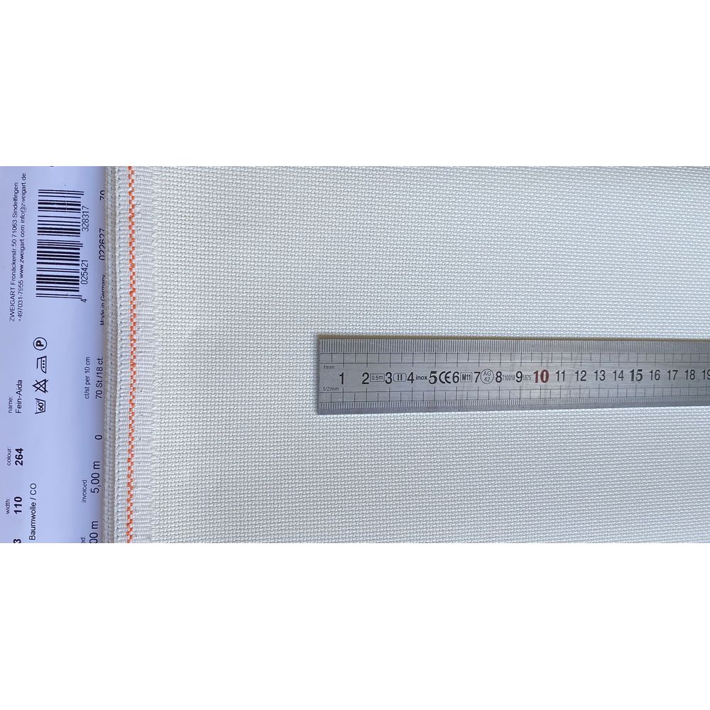 Zweigart Aida écru  fine  3793  264  7Pts  toile à broder