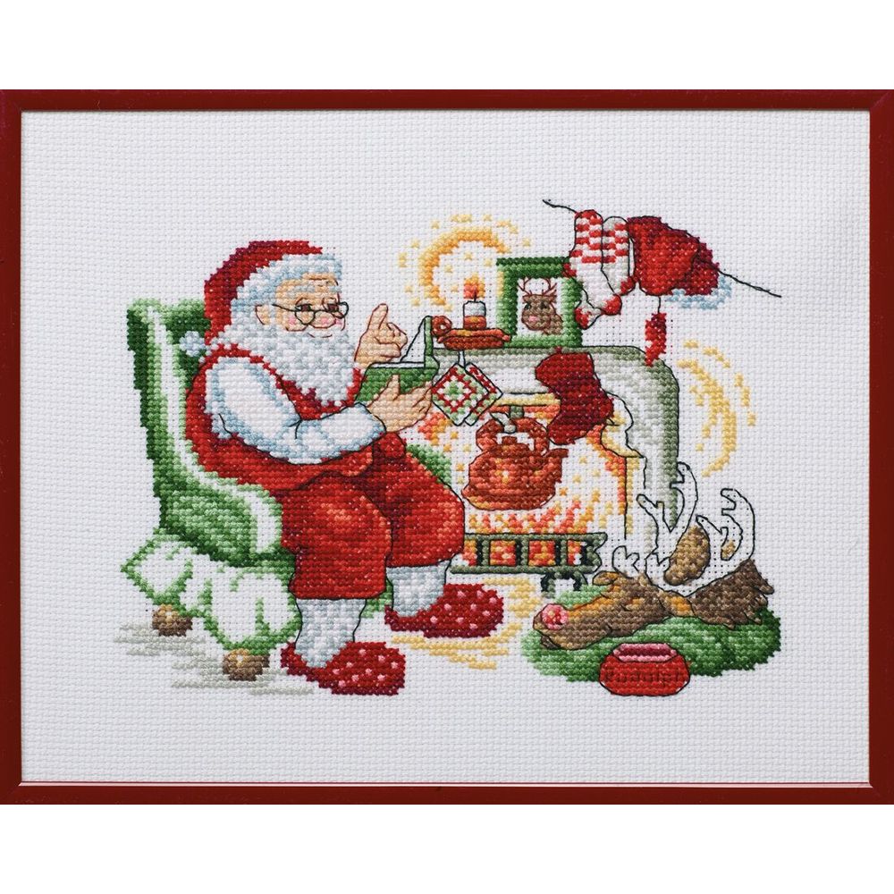 Permin 92-1275  kit point de croix  Père Noël  2