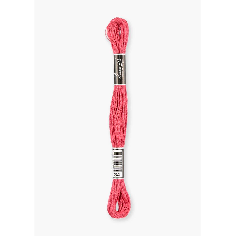 Fil à broder  coton mouliné  couleur 34  Luca-S  1