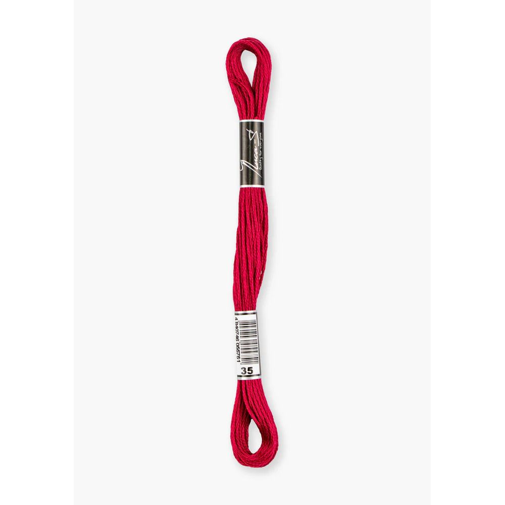 Fil à broder  coton mouliné  couleur 35  Luca-S  1