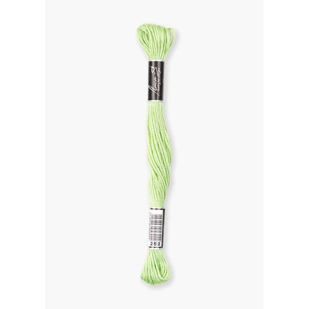Fil à broder  coton mouliné  couleur 252  Luca-S  1