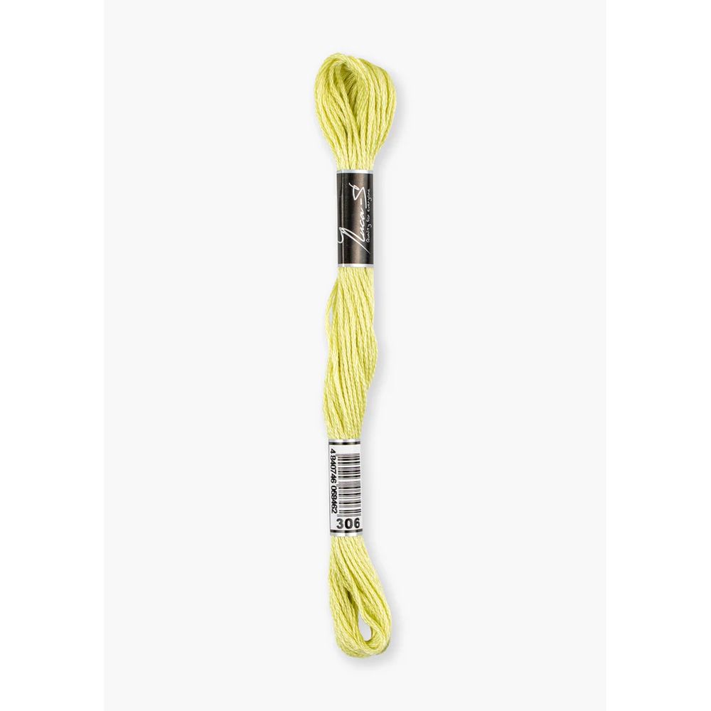 Fil à broder  coton mouliné  couleur 306  Luca-S  1