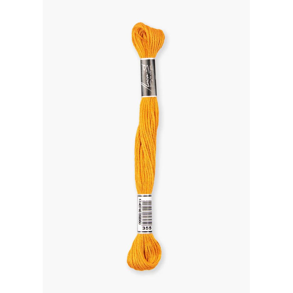 Fil à broder  coton mouliné  couleur 355  Luca-S  1