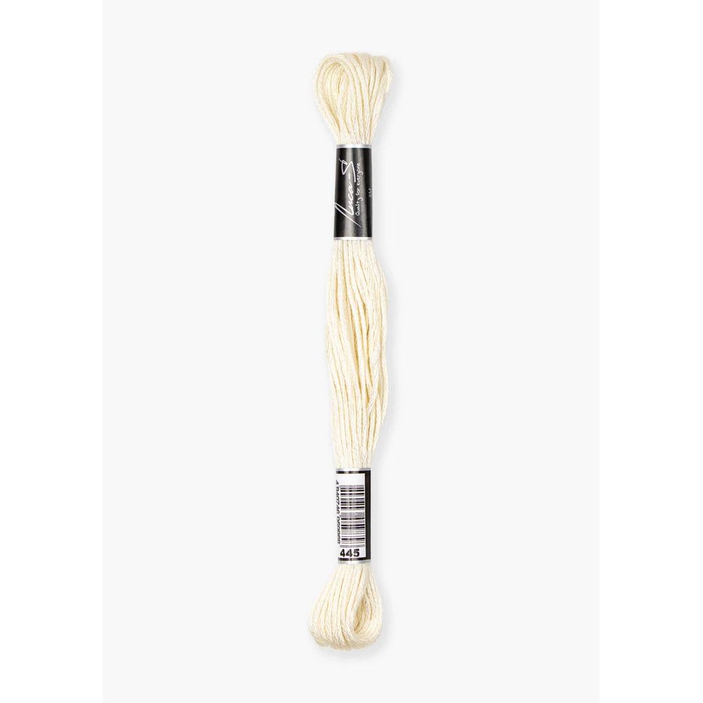 Fil à broder  coton mouliné  couleur 445  Luca-S  1