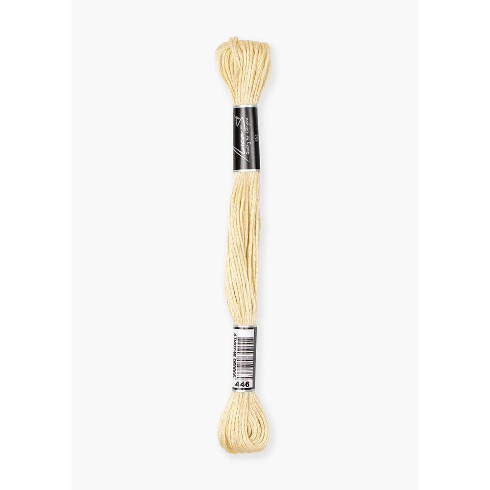 Fil à broder  coton mouliné  couleur 446  Luca-S  1
