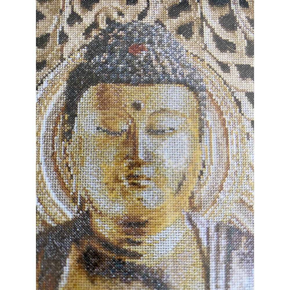 Thea Gouverneur 532  kit point croix compté  Bouddha  2
