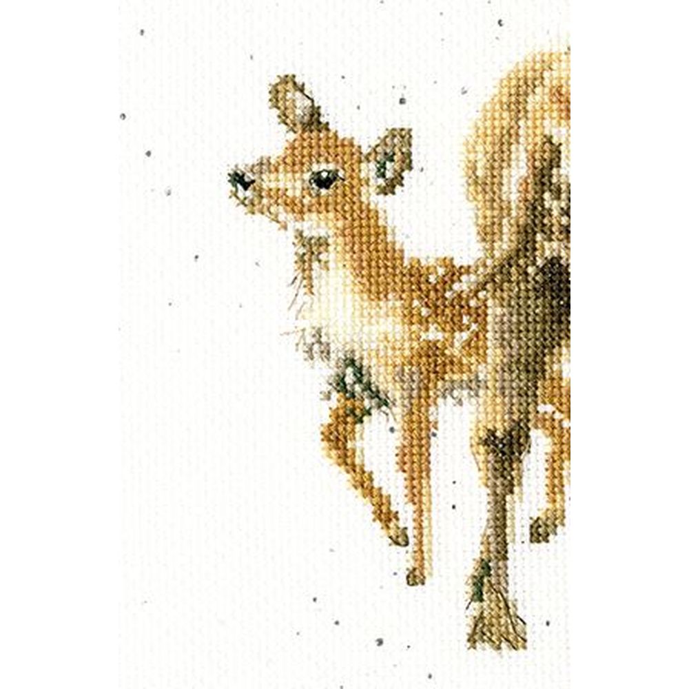 Bothy Threads XHD72  cerf sauvage dans lâme  kit point de croix  La-Brodeuse (2)