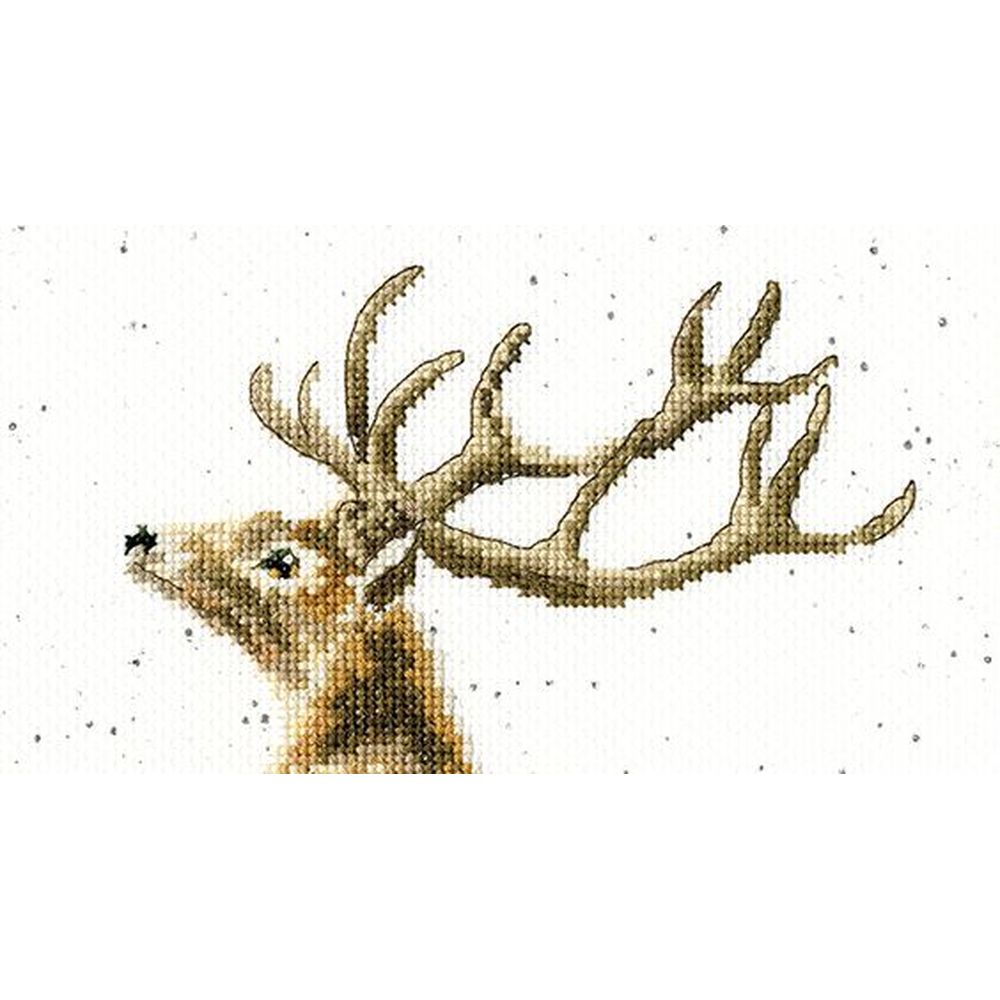 Bothy Threads XHD72  cerf sauvage dans lâme  kit point de croix  La-Brodeuse (3)
